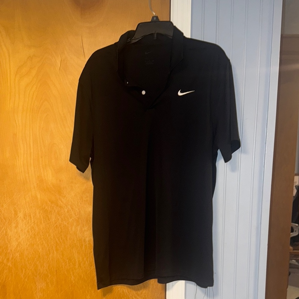 Nike Black Polo Shirt Classic Comfort